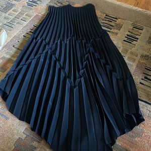 Black designer skirt